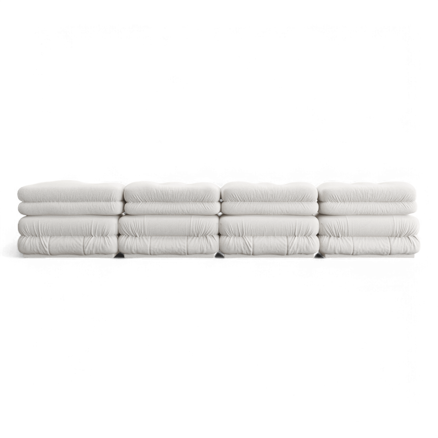 Canapé d'angle Cloud Boucle Blanc | Édition limitée Modani x The Kooples