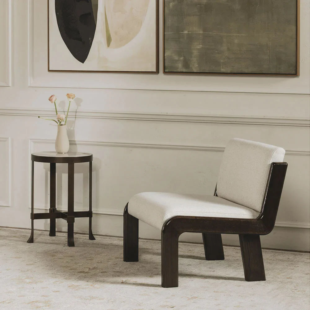 Fauteuil Milo Ivoire