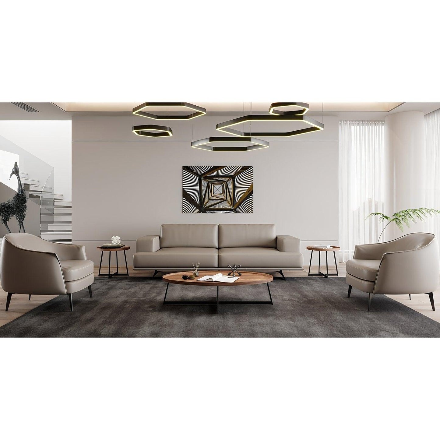 Plafonnier Arlo 23 Gris