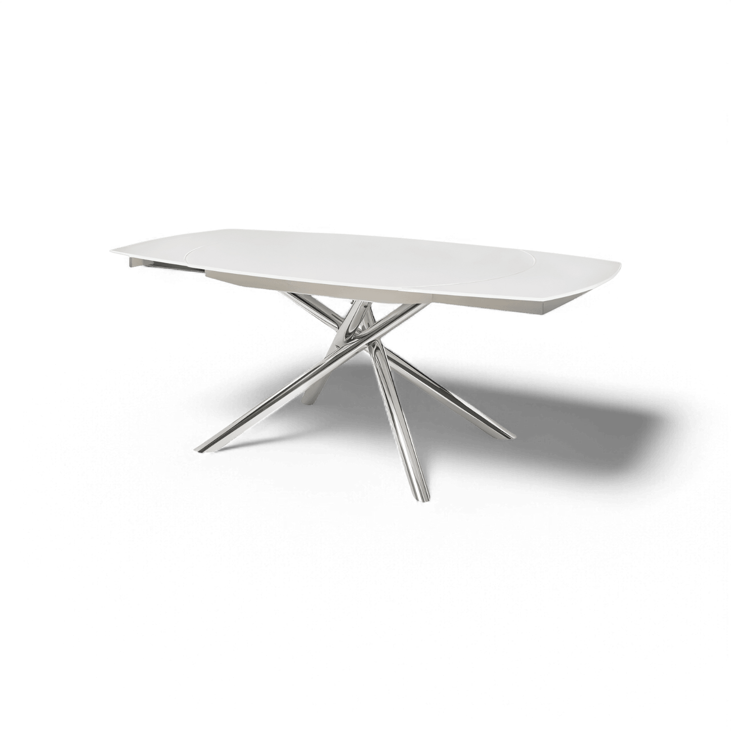 Table à manger extensible Astro blanche