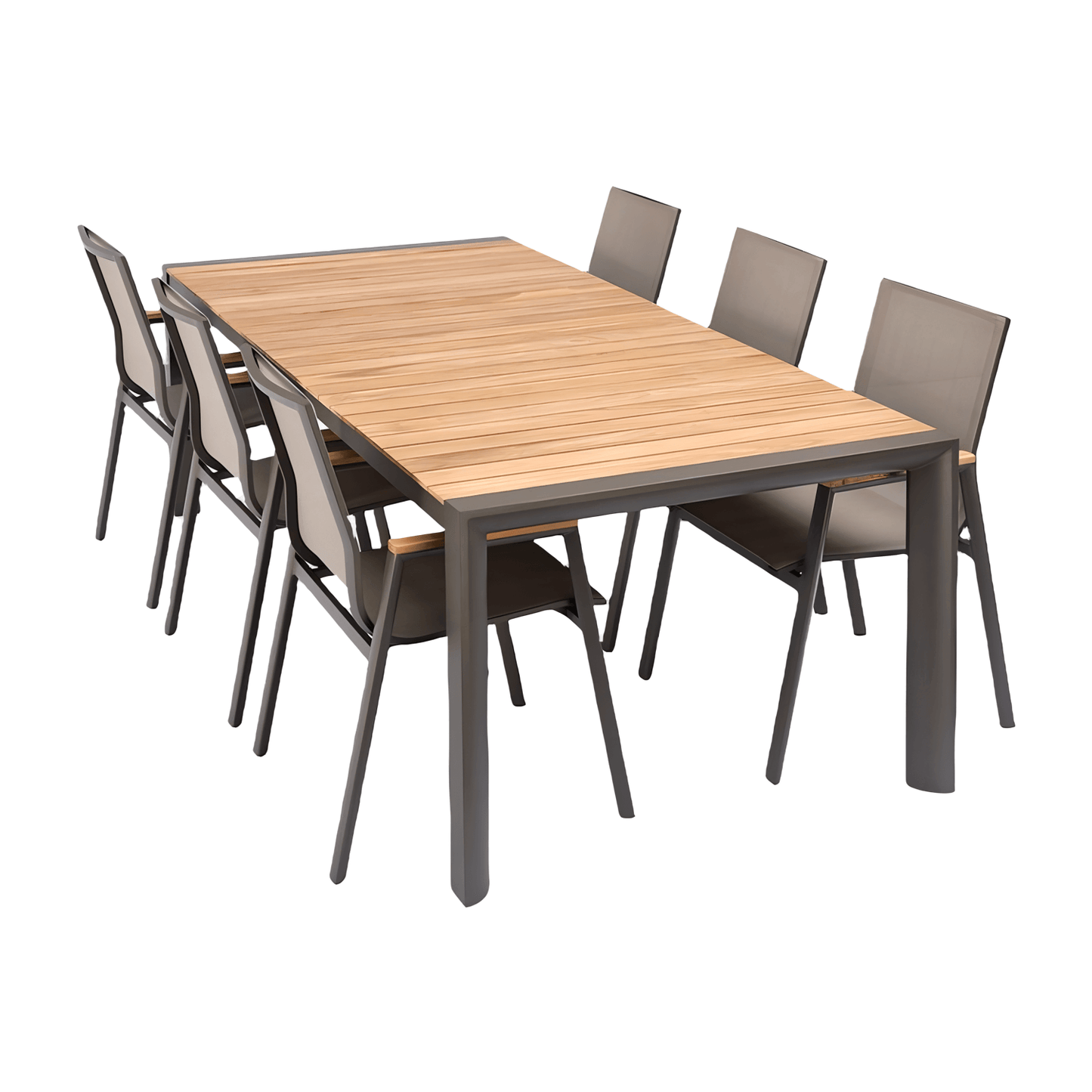 Ensemble de salle à manger d'extérieur Aviana Taupe
