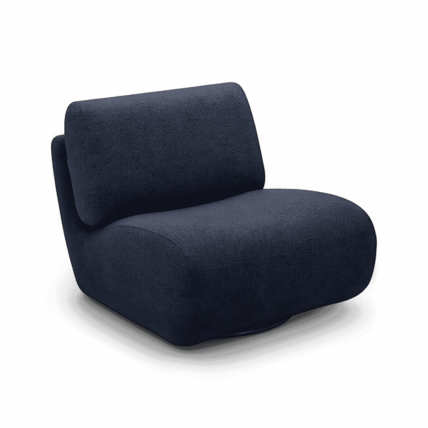 Fauteuil Jackie Lounge Bleu Foncé Gris