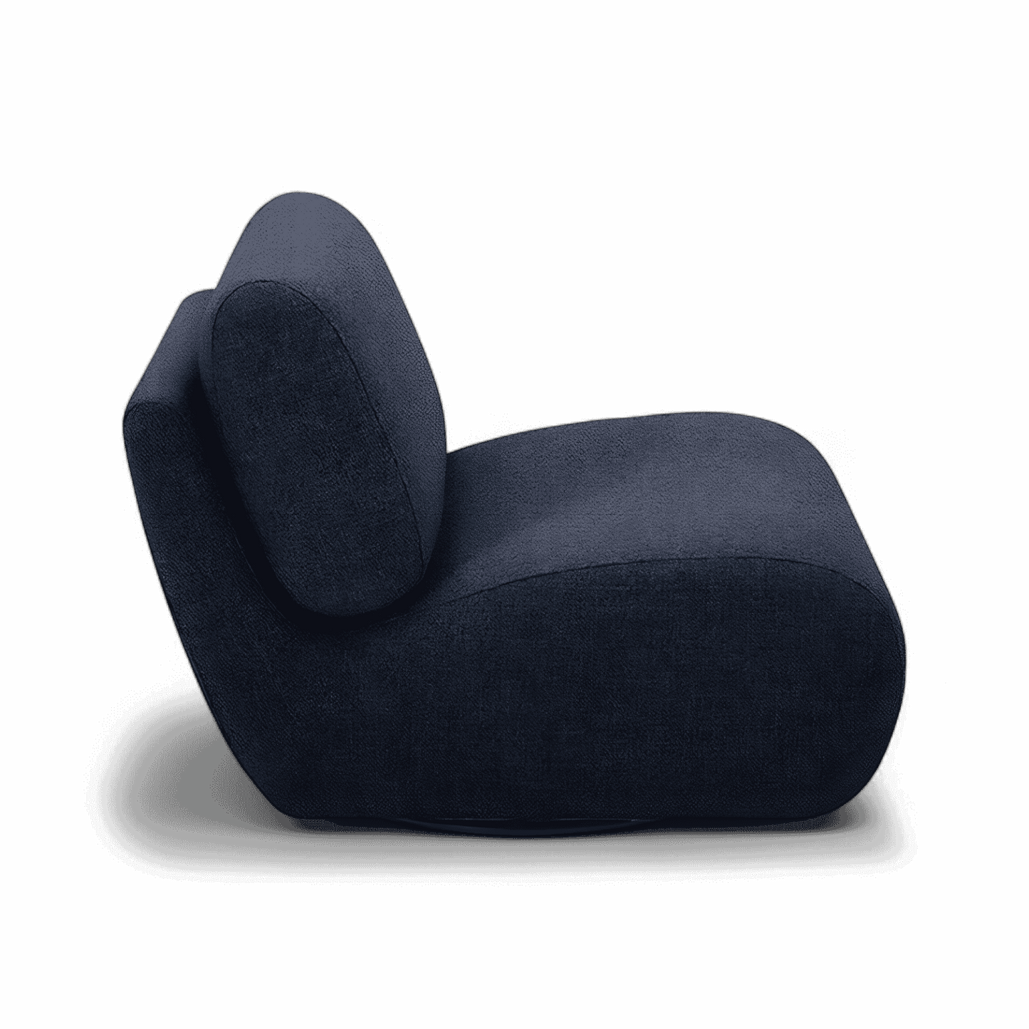 Fauteuil Jackie Lounge Bleu Foncé Gris