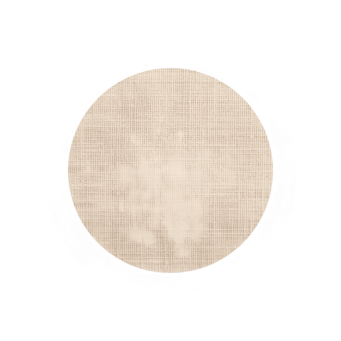 Insert de set de table Couture rond en rotin