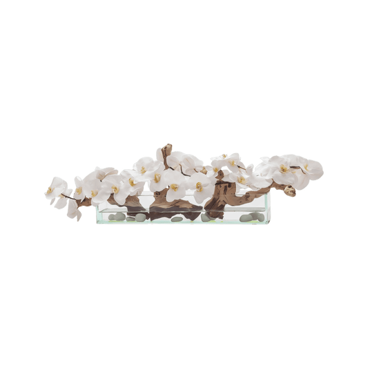 Orchidée blanche 24''