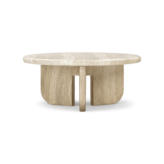 Table basse ronde en microciment Elixir