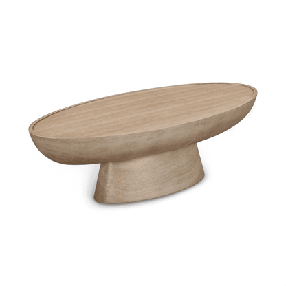 Table basse d'intérieur/extérieur en travertin Gianna