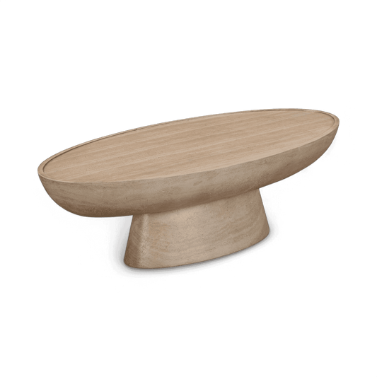 Table basse d'intérieur/extérieur en travertin Gianna