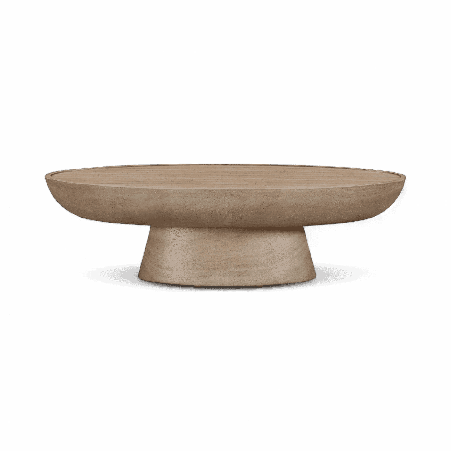 Table basse d'intérieur/extérieur en travertin Gianna