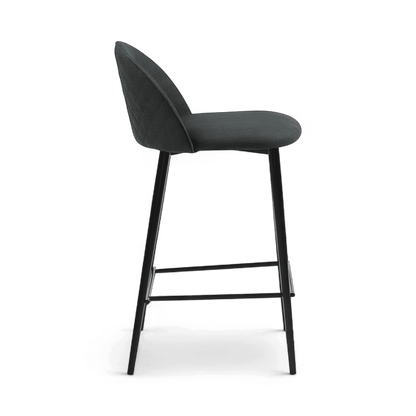Tabouret de bar Aiden gris foncé