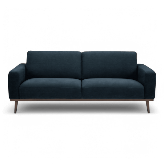 Canapé 3 places Aiden bleu foncé gris