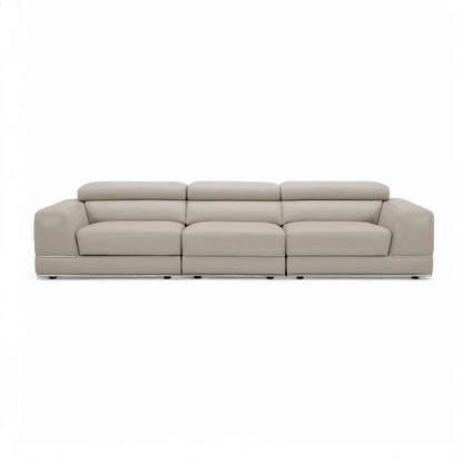 Canapé modulable 3 pièces Amadeo gris clair