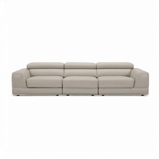 Canapé modulable 3 pièces Amadeo gris clair