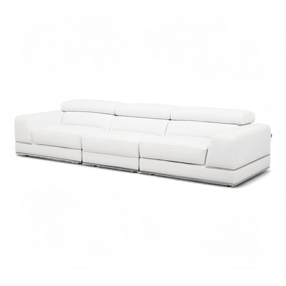 Canapé modulable 3 pièces Amadeo blanc