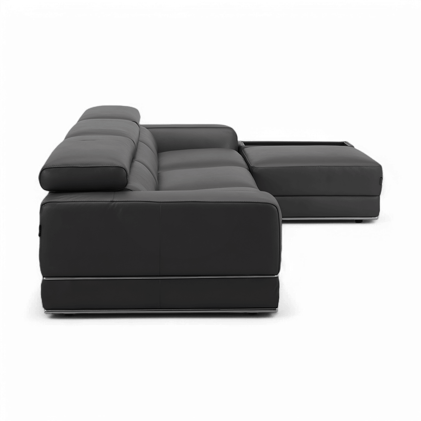 Canapé modulable sectionnel Amadeo gris éléphant