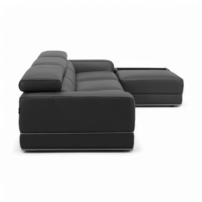 Canapé modulable sectionnel Amadeo gris éléphant