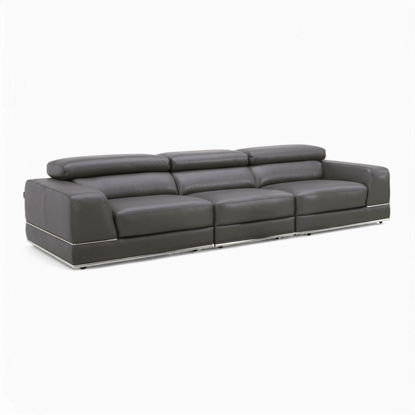 Canapé modulable 3 pièces Amadeo gris éléphant