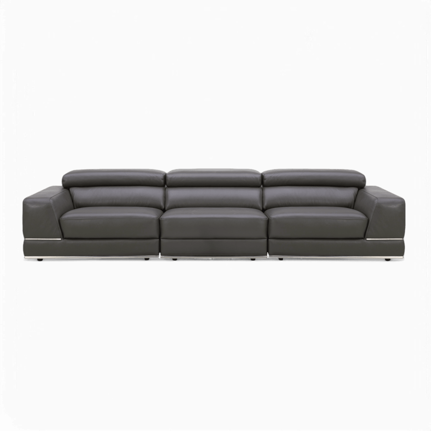 Canapé modulable 3 pièces Amadeo gris éléphant