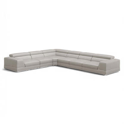 Canapé modulable extensible Amadeo gris clair