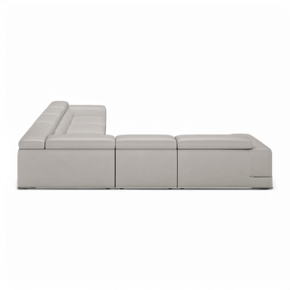 Canapé modulable extensible Amadeo gris clair