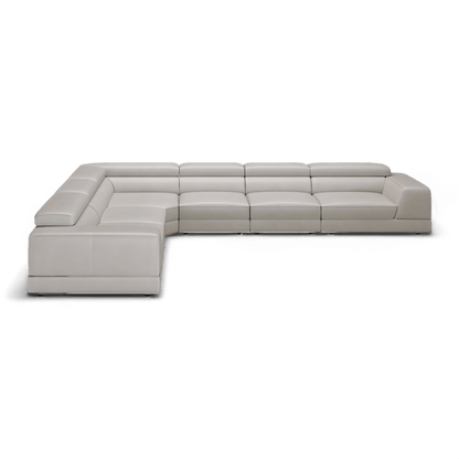 Canapé modulable extensible Amadeo gris clair