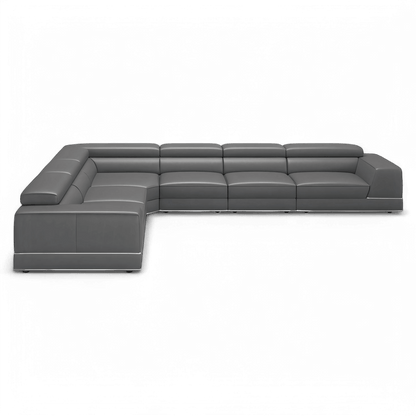 Canapé modulable extensible Amadeo gris éléphant