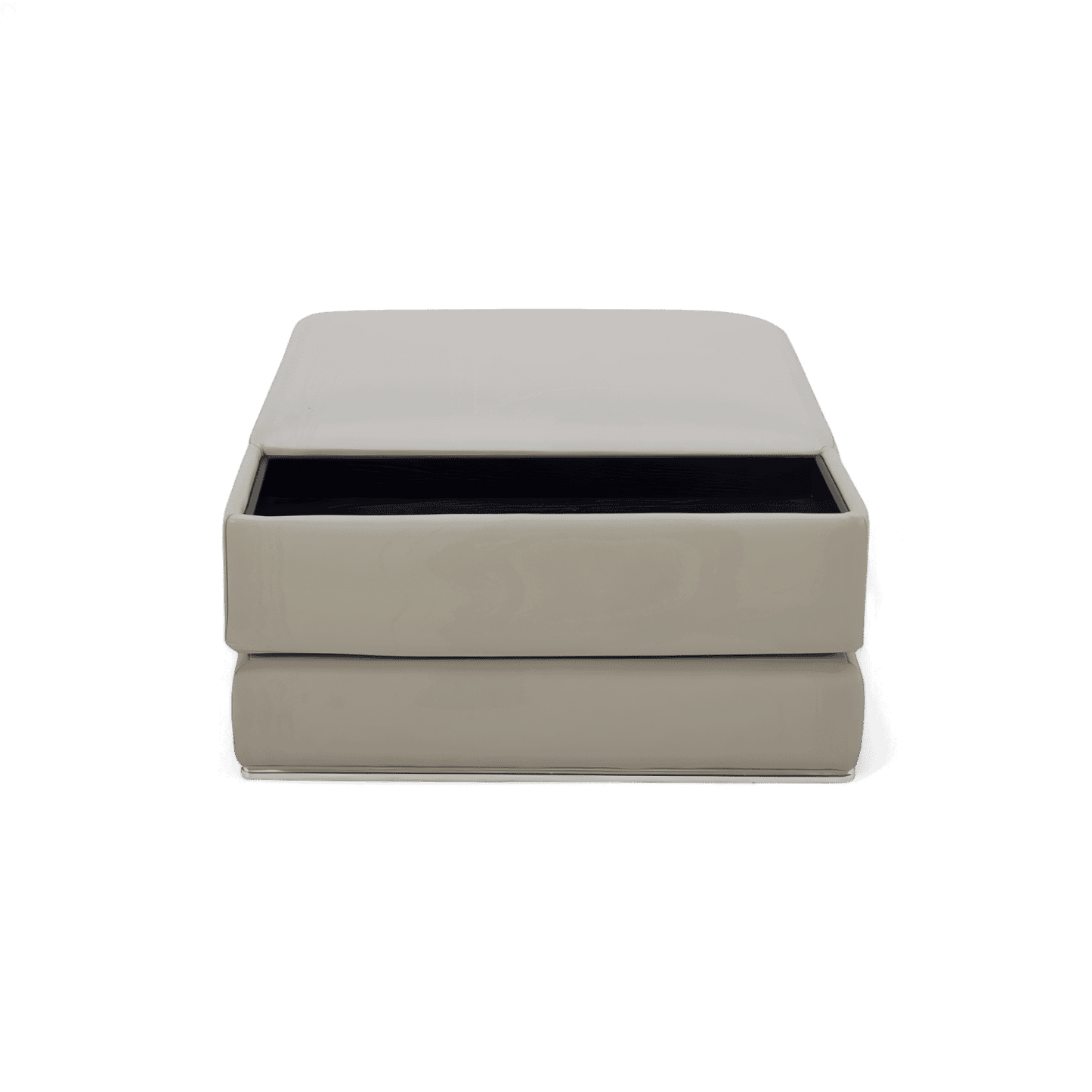 Pouf Amadeo gris clair