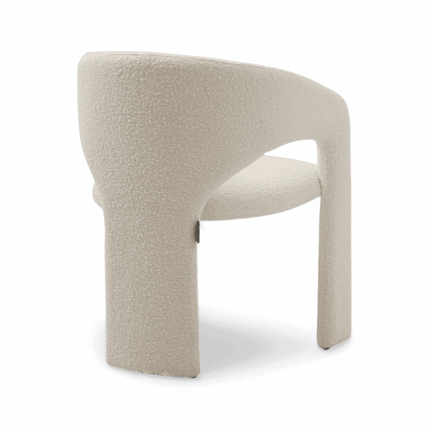 Chaise de salle à manger Aria Boucle blanche
