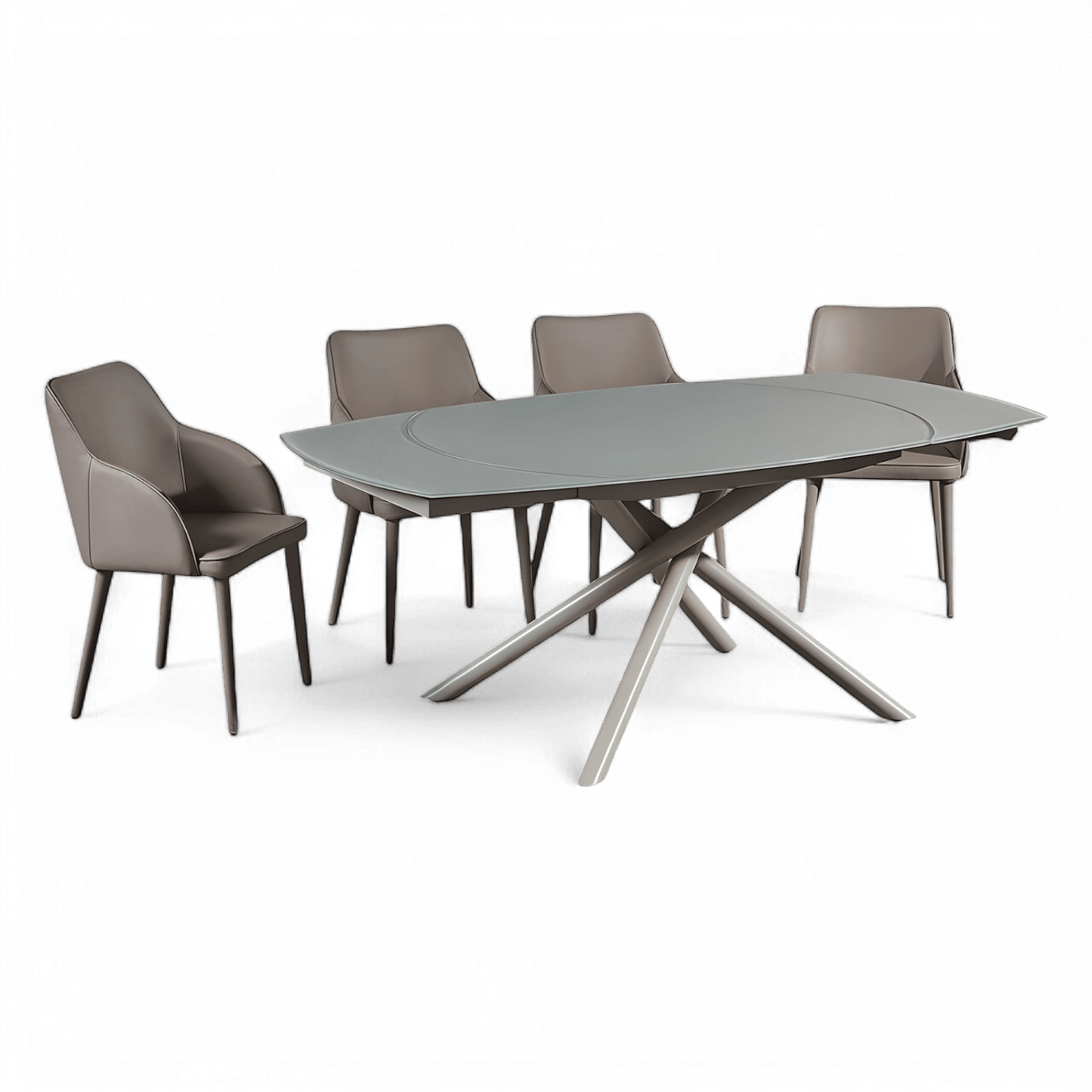 Table à manger extensible Astro grise