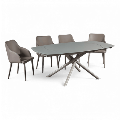 Table à manger extensible Astro grise