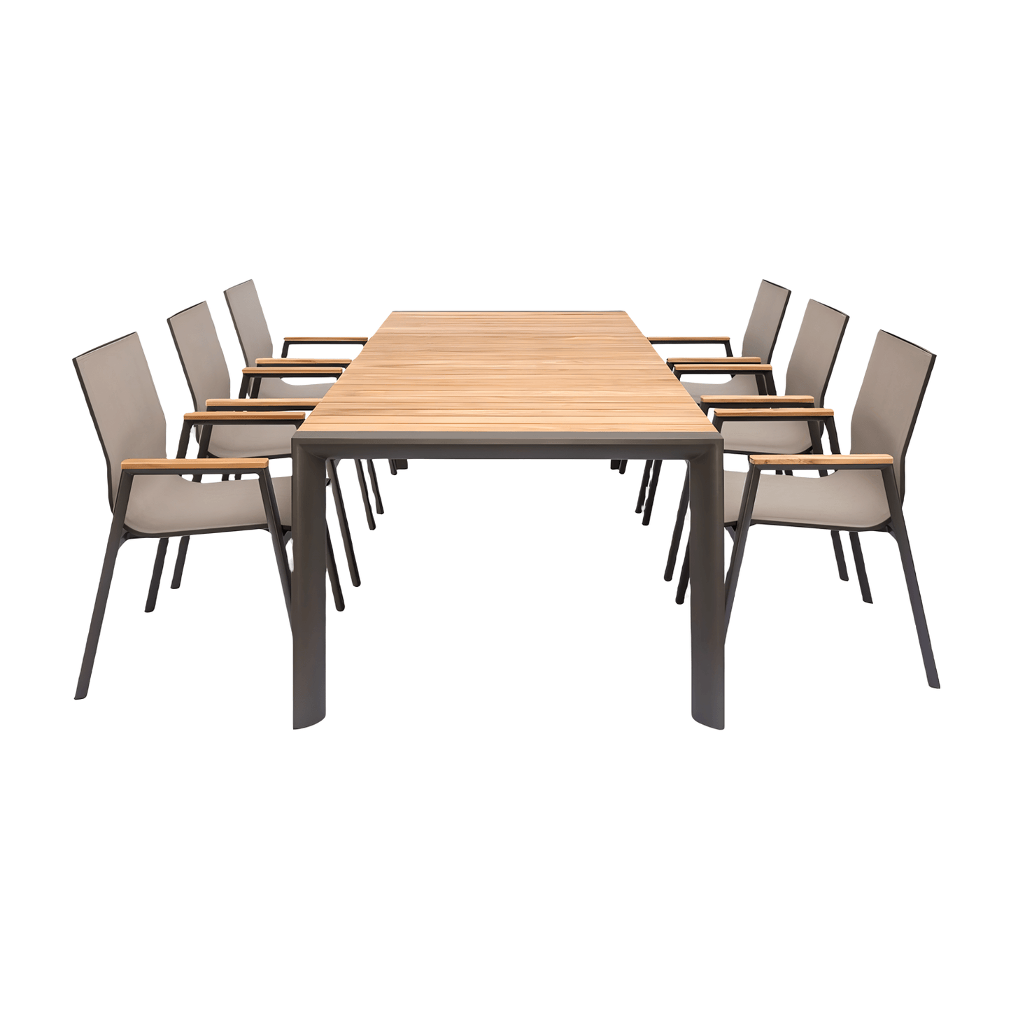 Ensemble de salle à manger d'extérieur Aviana Taupe