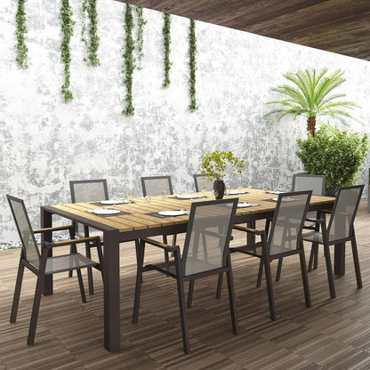 Table à manger d'extérieur Aviana Taupe