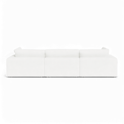 Canapé modulable Bloom 3 pièces blanc