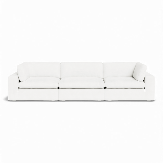 Canapé modulable Bloom 3 pièces blanc