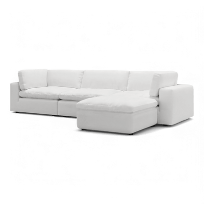 Canapé modulable Bloom 4 pièces blanc