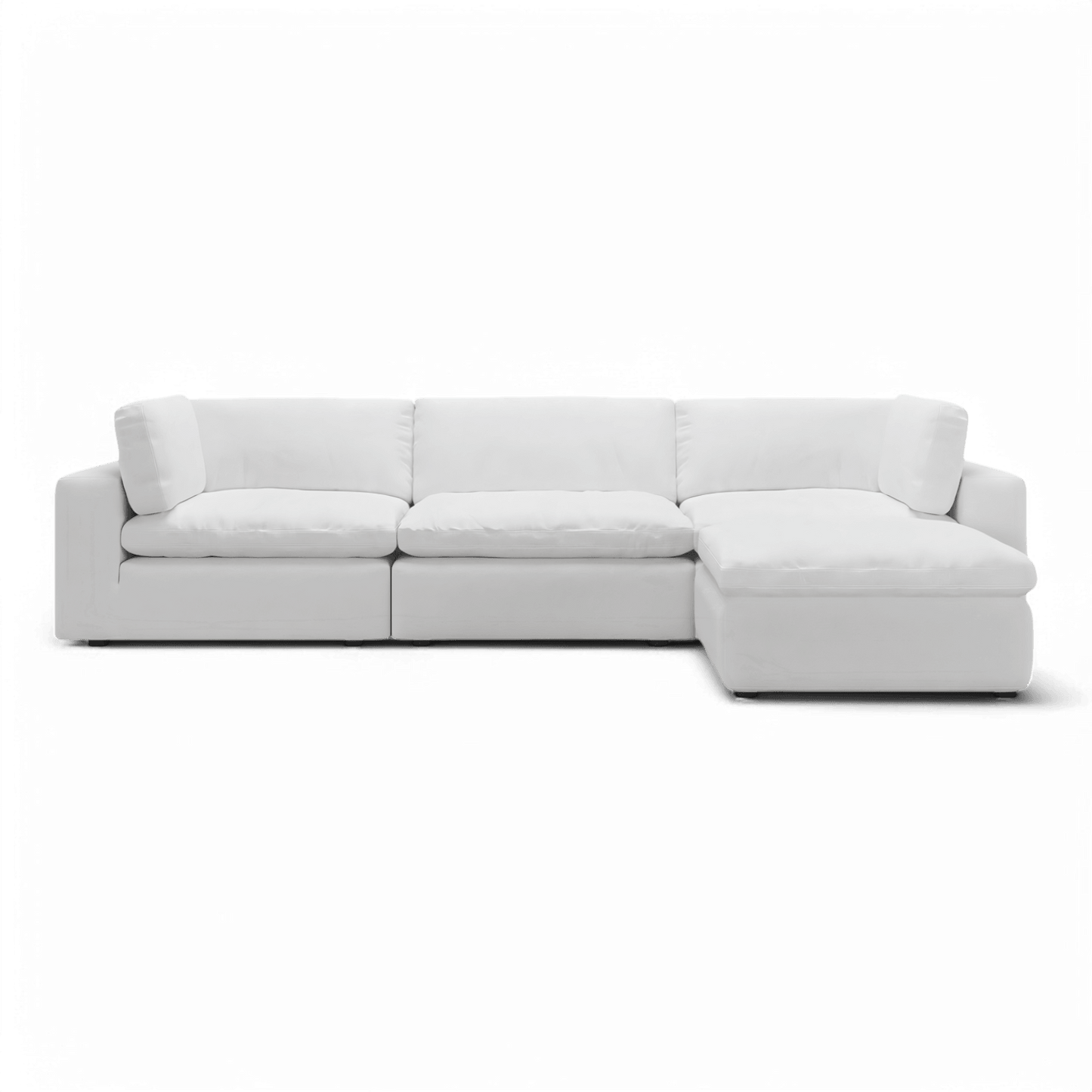 Canapé modulable Bloom 4 pièces blanc