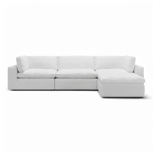 Canapé modulable Bloom 4 pièces blanc