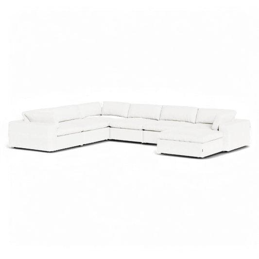 Canapé modulable Bloom extensible blanc