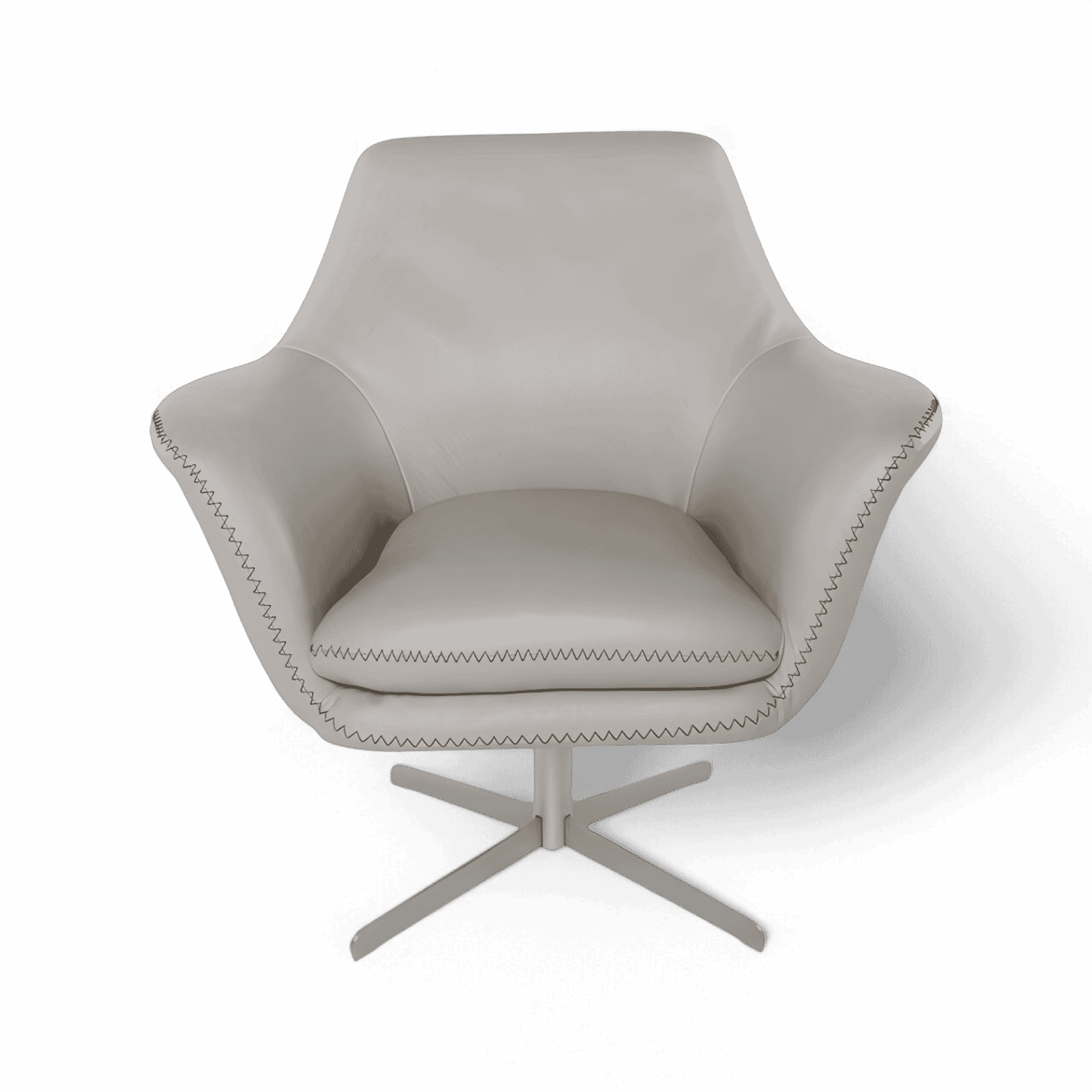 Fauteuil pivotant Bruce gris