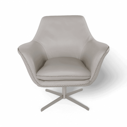 Fauteuil pivotant Bruce gris