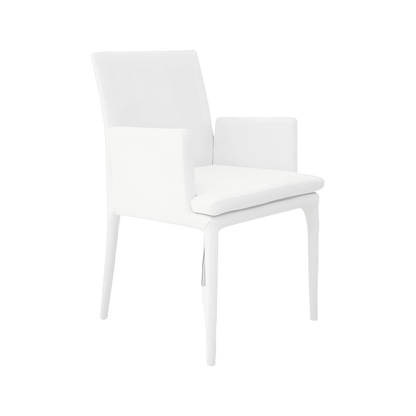 Chaise de salle à manger Camille blanche