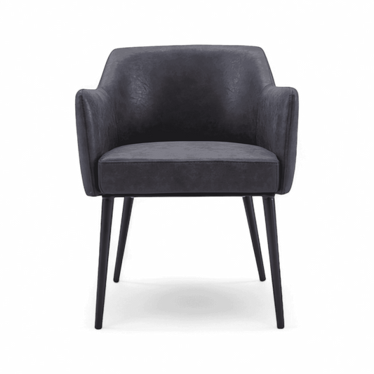 Chaise de salle à manger Mathis noire