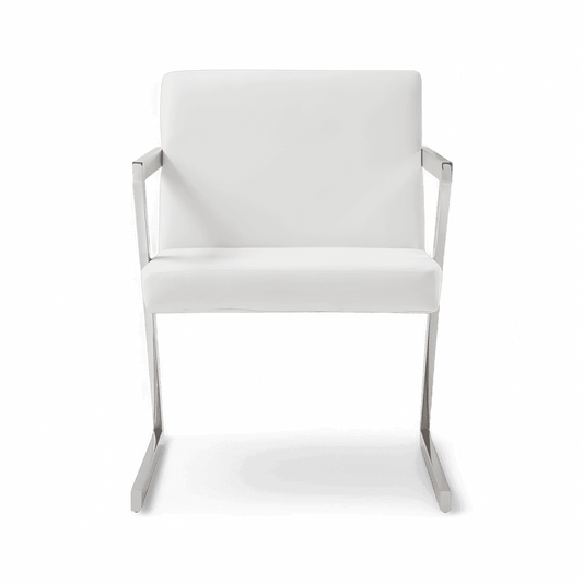 Chaise de salle à manger Denzel blanche