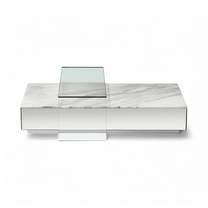 Table basse Lucio blanche
