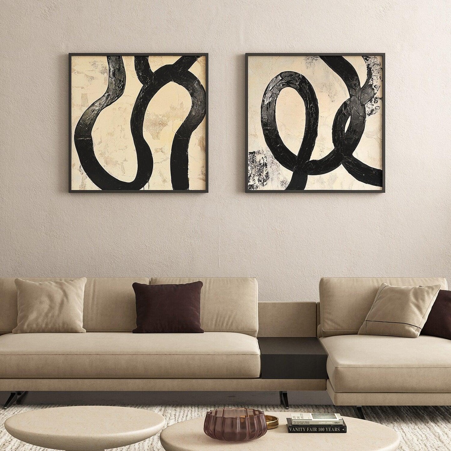 Fluid Elegance 40 x 40 (lot de 2)