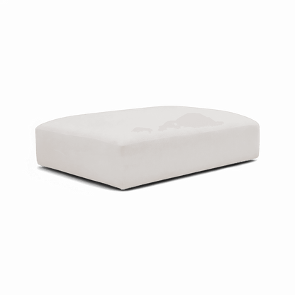 Gabriele Ottoman Blanc Boucle