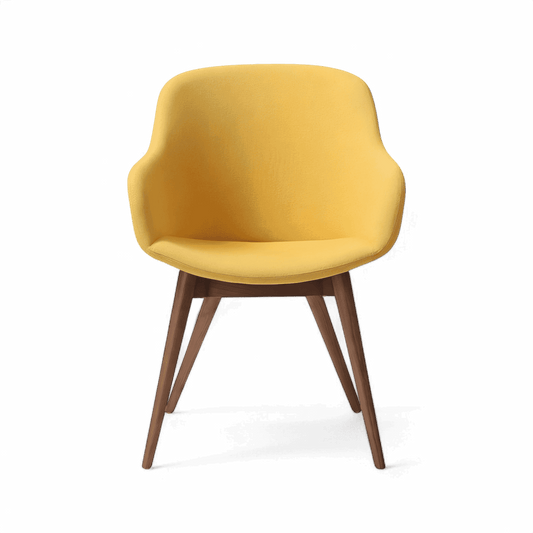 Chaise de salle à manger Gilly jaune