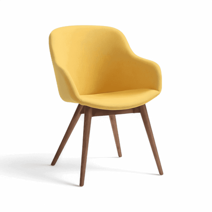 Chaise de salle à manger Gilly jaune