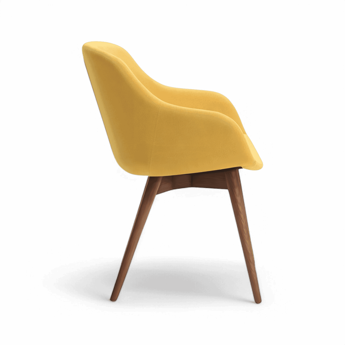 Chaise de salle à manger Gilly jaune