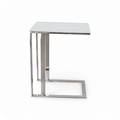 Table d'appoint Khloe blanche